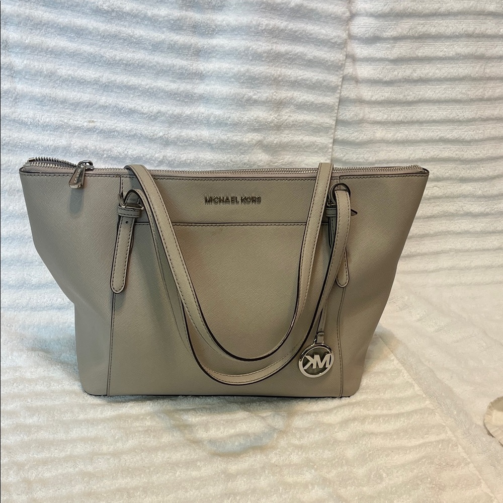 Michael Kors Taupe Tote Bag